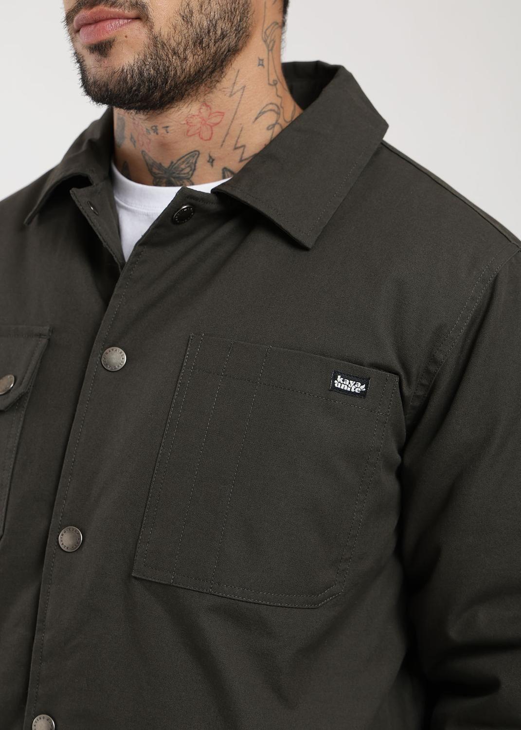 Chaqueta Clásica Fur Canva Hombre-2