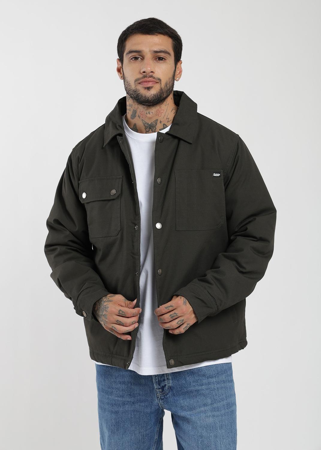 Chaqueta Clásica Fur Canva Hombre-3