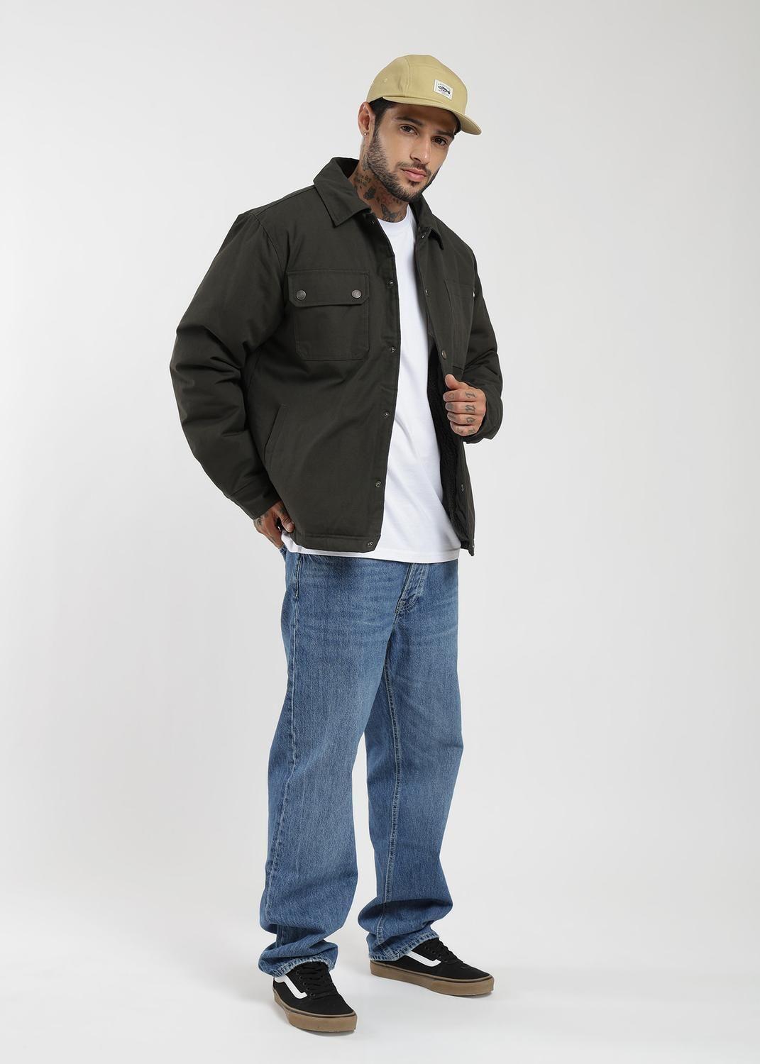 Chaqueta Clásica Fur Canva Hombre-4