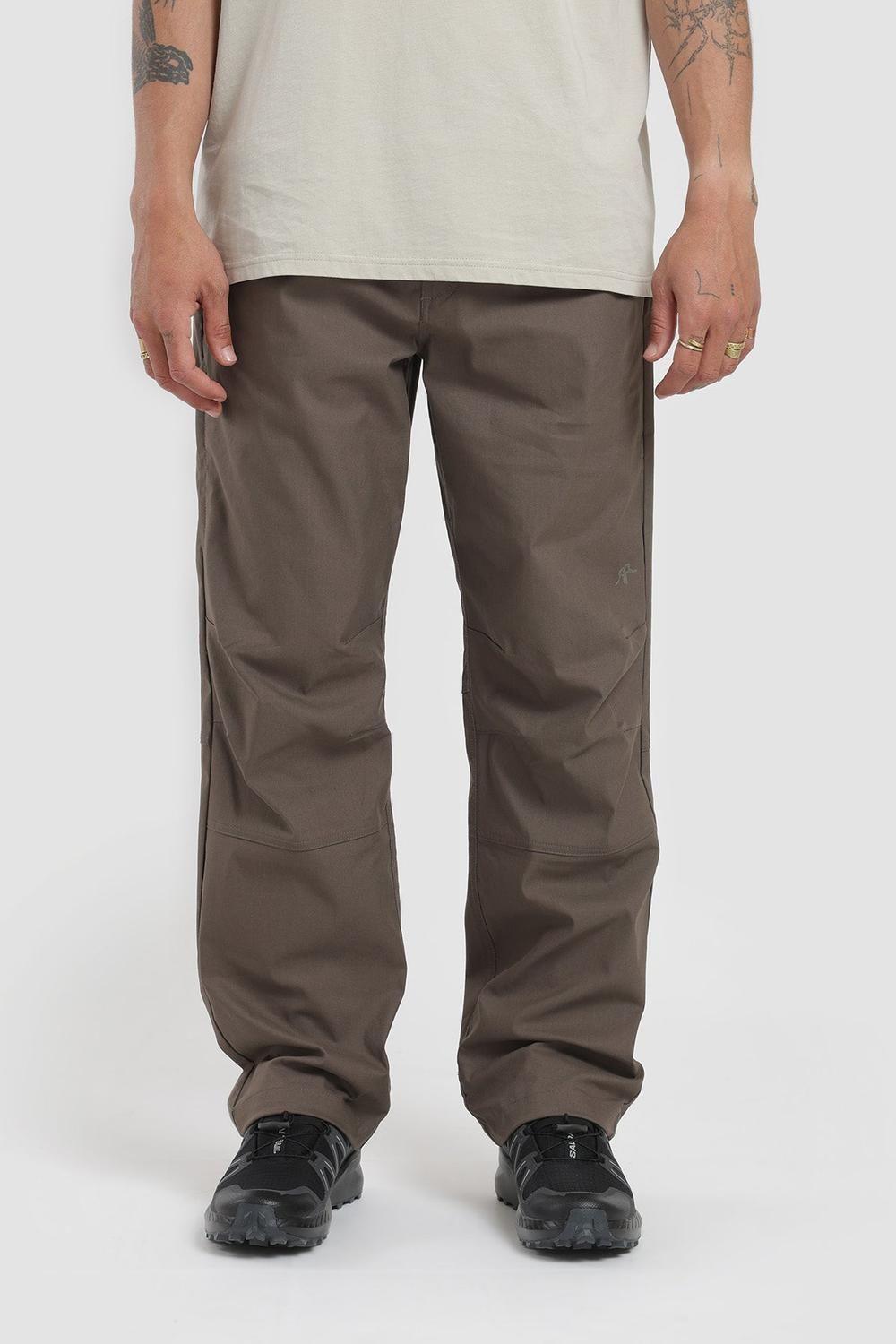 Pantalón Recto Yaka Híbrido Hombre - Café-0