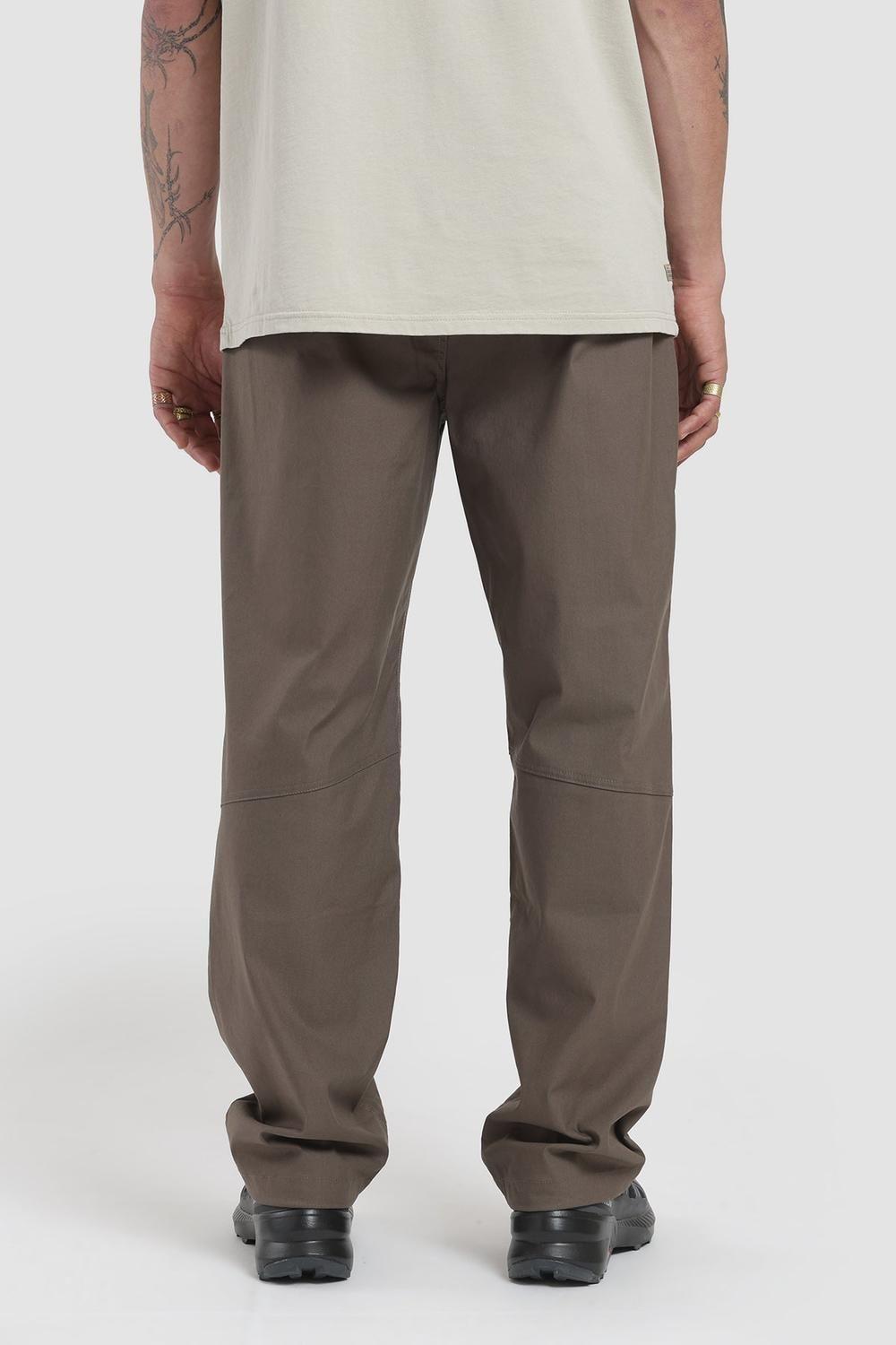 Pantalón Recto Yaka Híbrido Hombre - Café-2