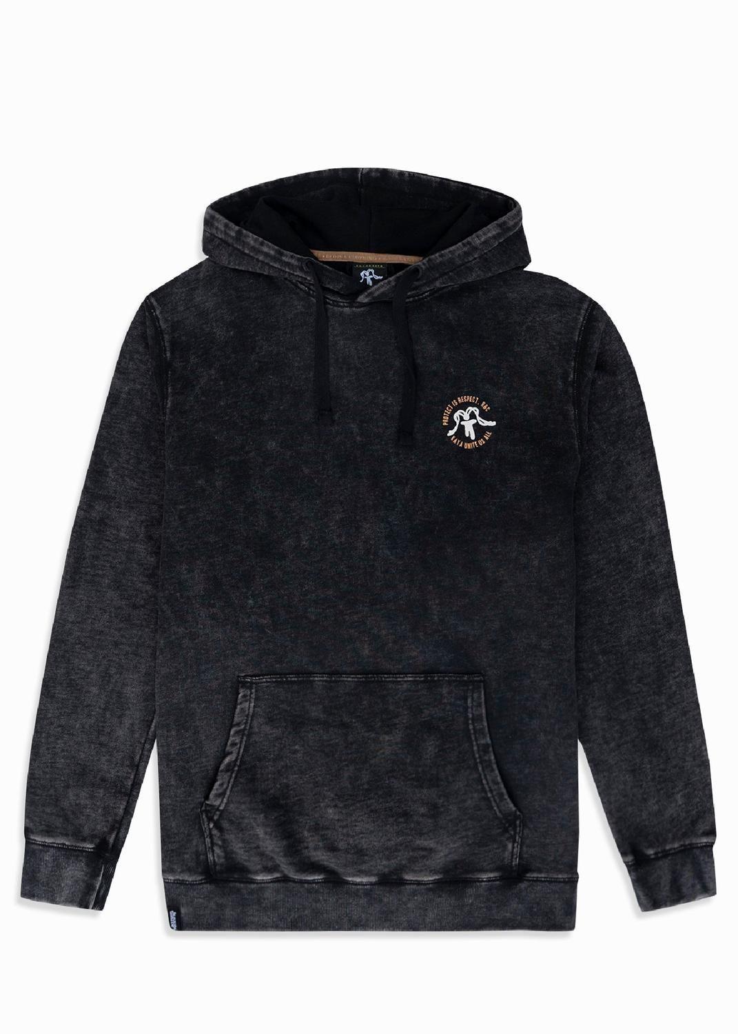 Polerón Hombre Hoodie Liviano Locals Black-2