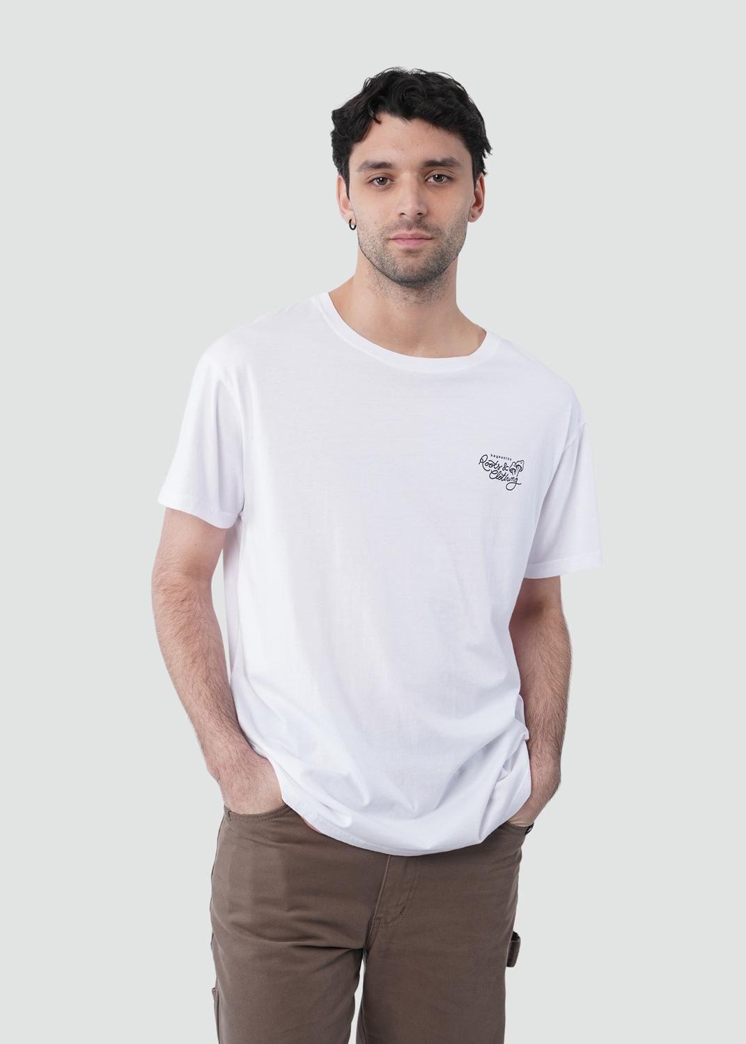 Polera Hombre Roots Blanca-0