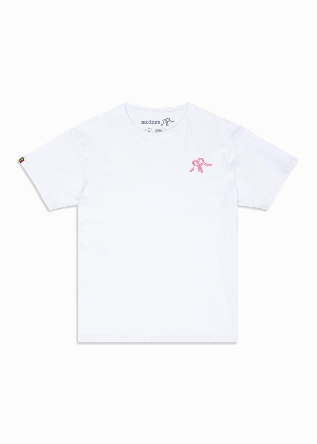Polera Hombre Orgánica Classy White Minilogo-2