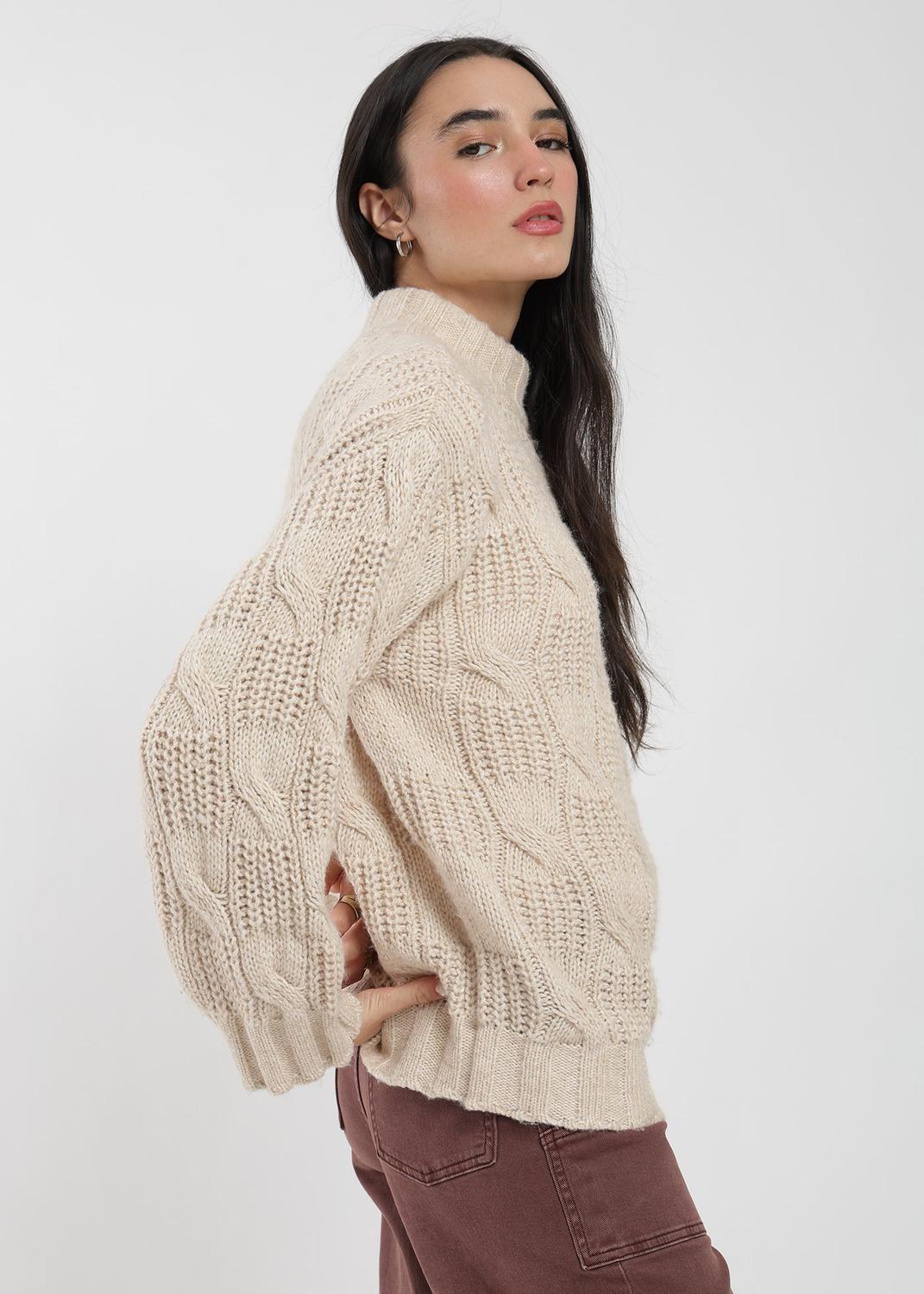 Chaleco Tejido Cuello Redondo Daily Texture Mujer-3