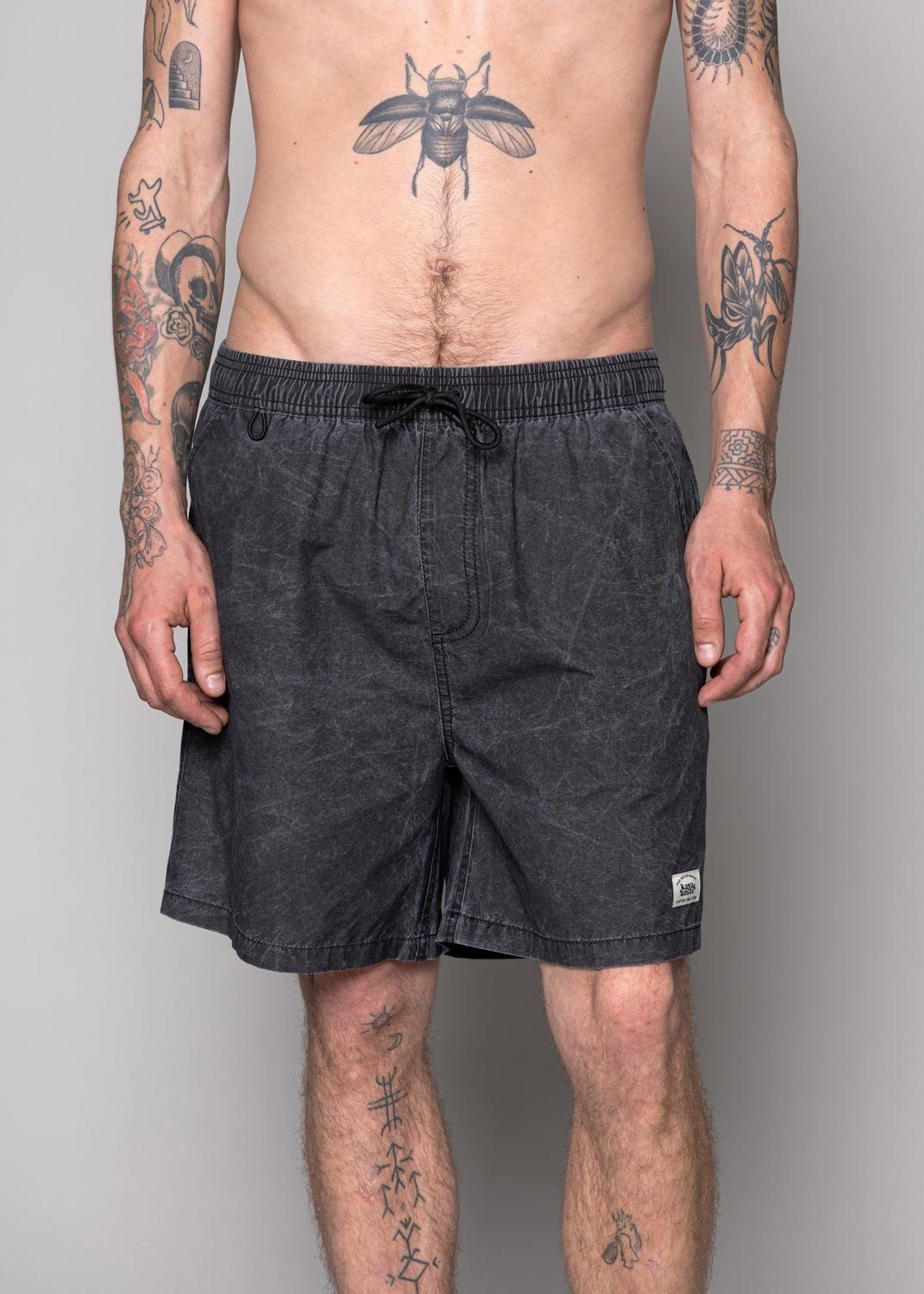 Traje de Baño Volley Solid Black-0