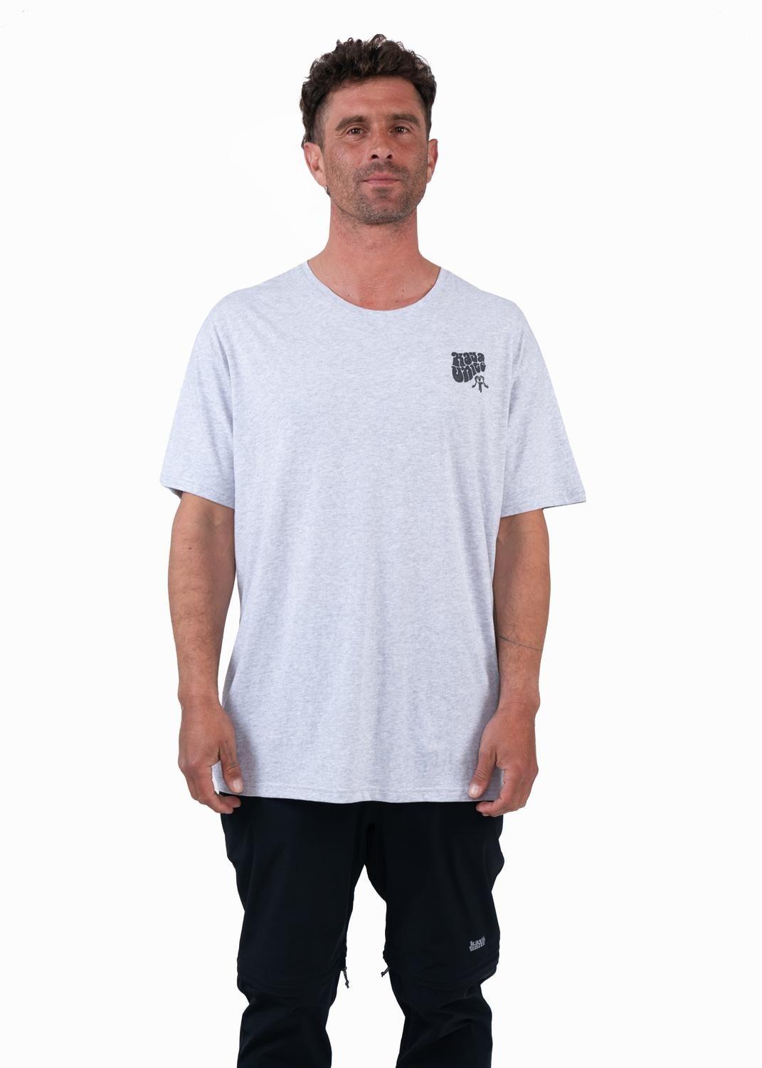 Polera Hombre Orgánica Classy Melange Grey-0