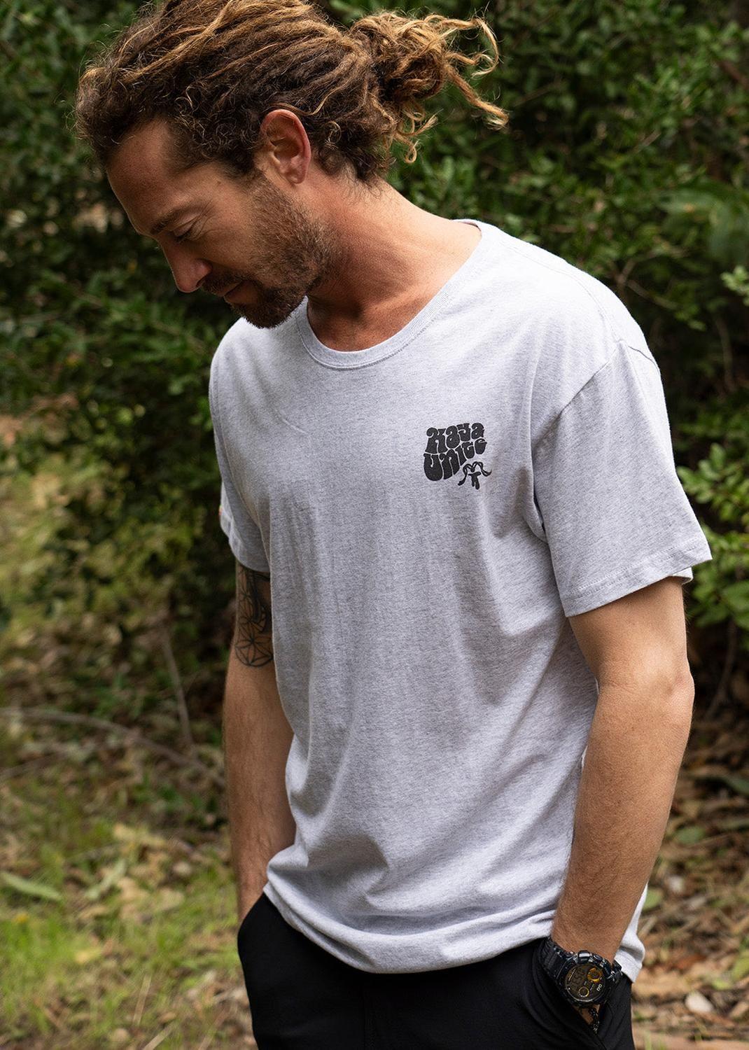 Polera Hombre Orgánica Classy Melange Grey-4