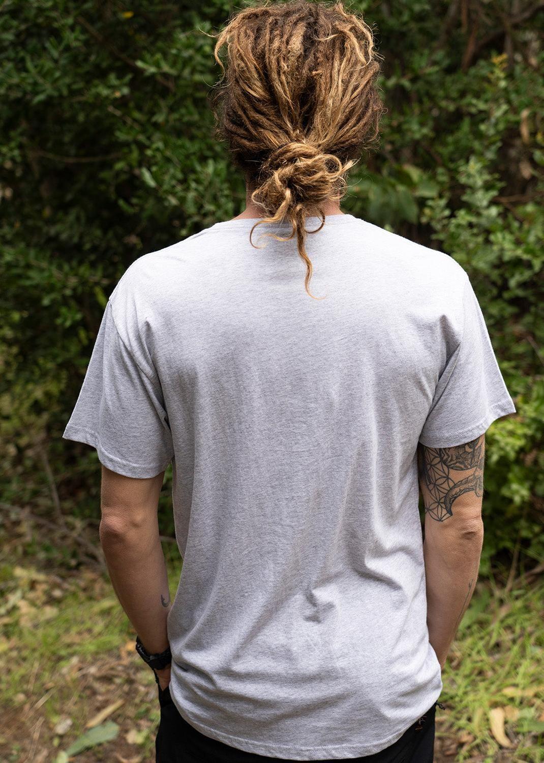 Polera Hombre Orgánica Classy Melange Grey-5