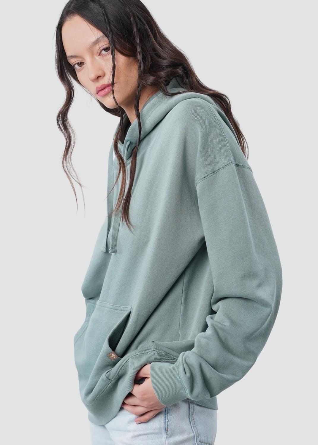Polerón Hoodie Mujer True Verde Chinois-2
