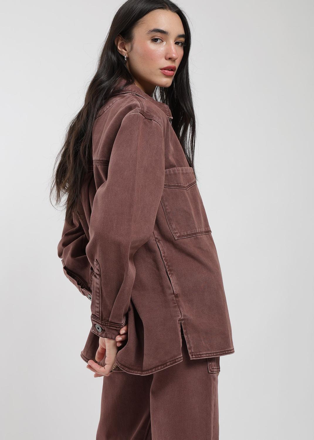 Chaqueta Sobrecamisa Heavy Weight Mujer-2