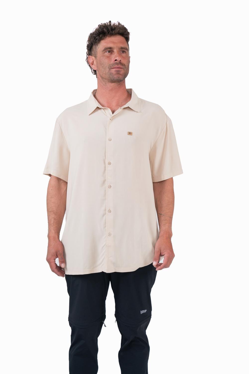 Camisa Viscosa Sand-0