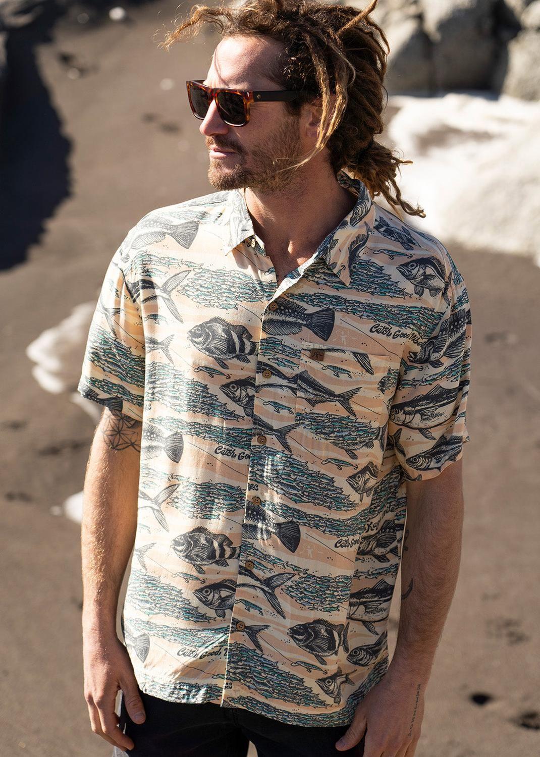 Guayabera Catch Cream-5