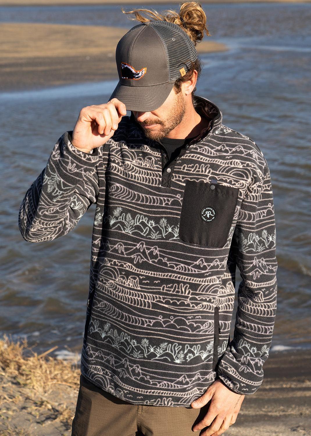 Polar Hombre Half Zip West Navy-6