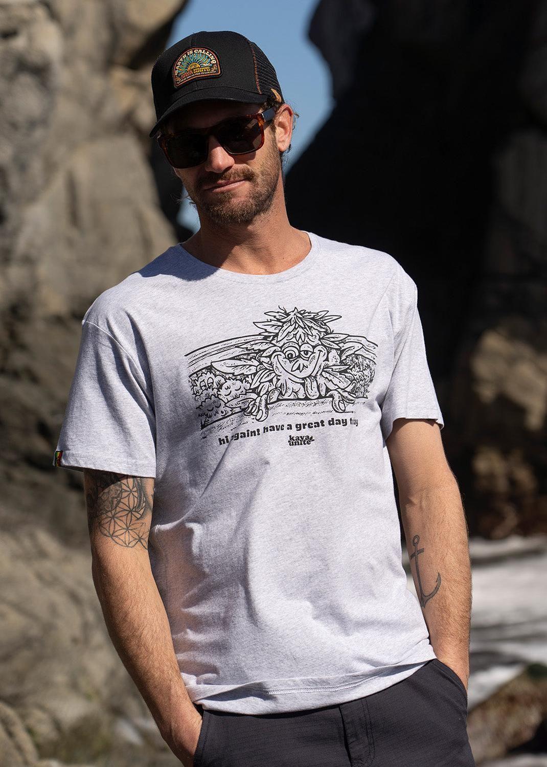 Polera Hombre Hi Melange Grey-4