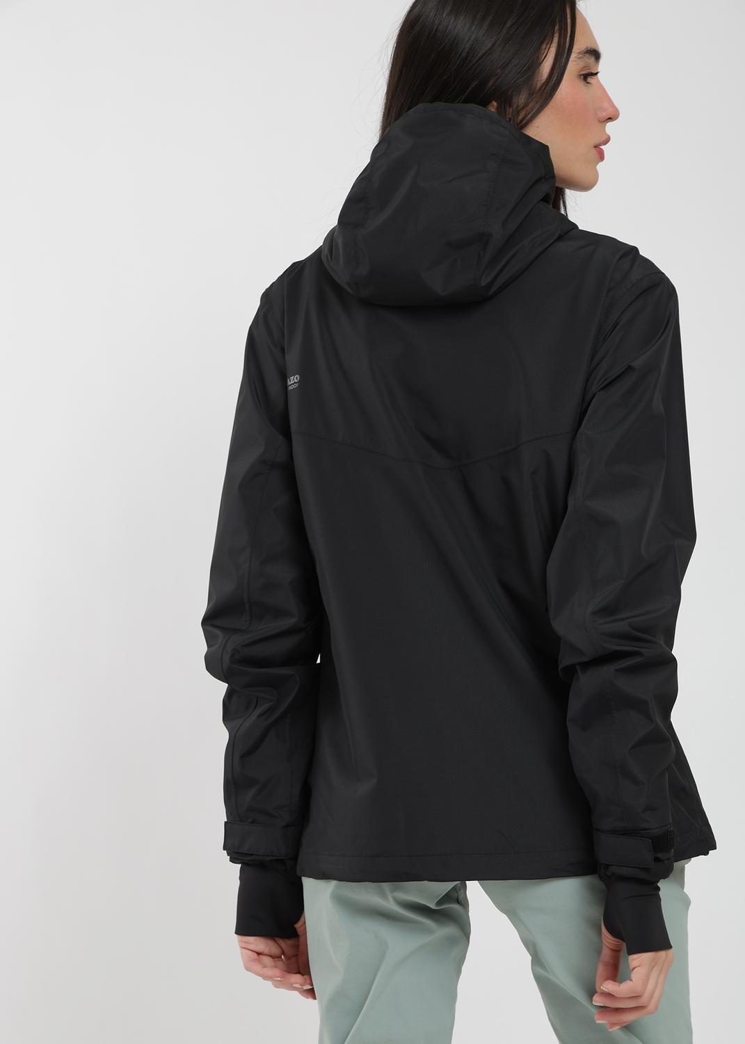 Chaqueta Cortaviento Nortazo Mujer Negro-1