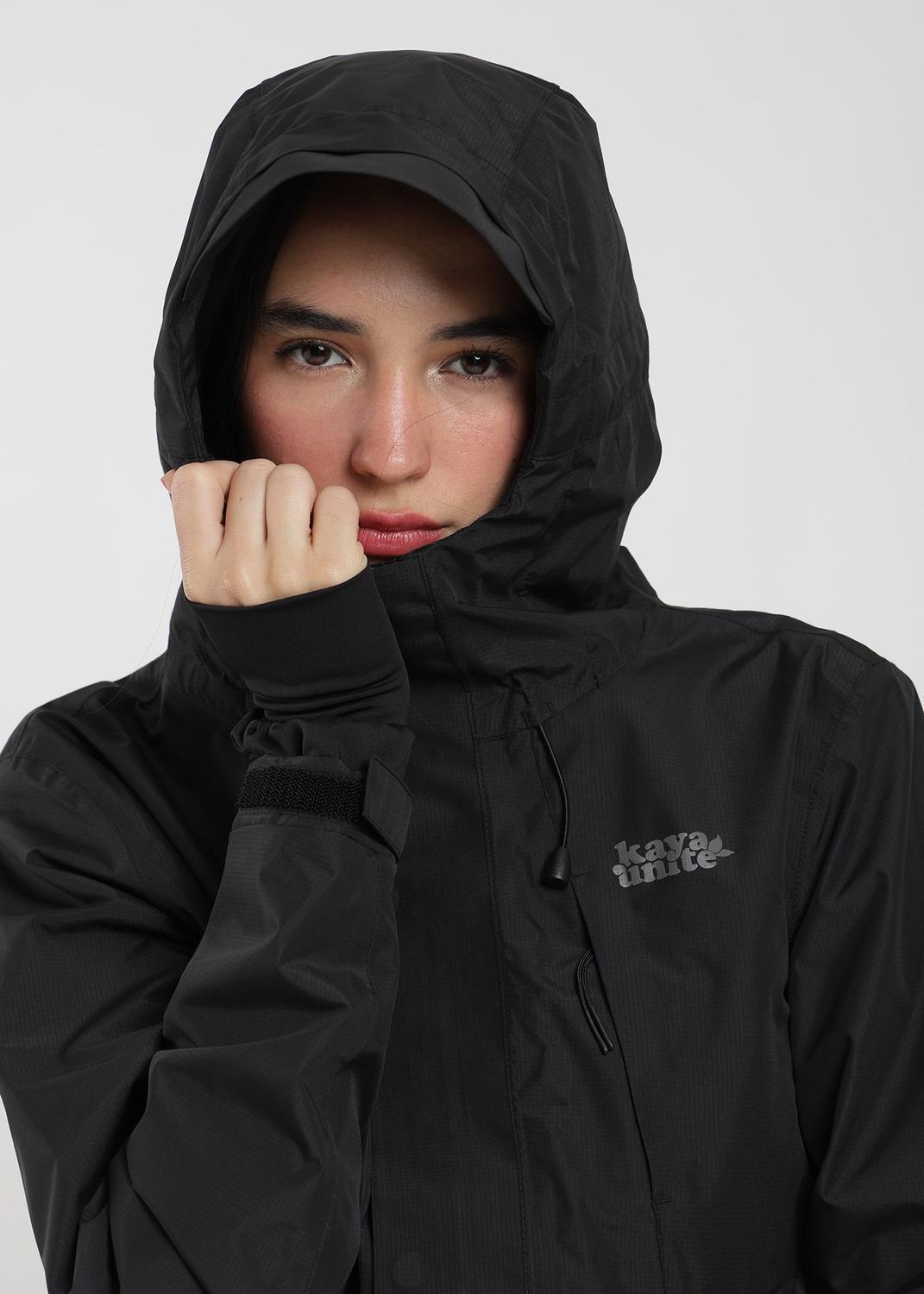 Chaqueta Cortaviento Nortazo Mujer Negro-2
