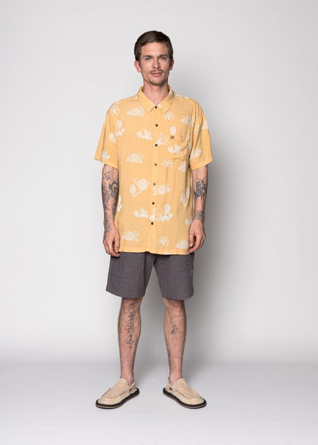 Guayabera Slowlife Ocre-2