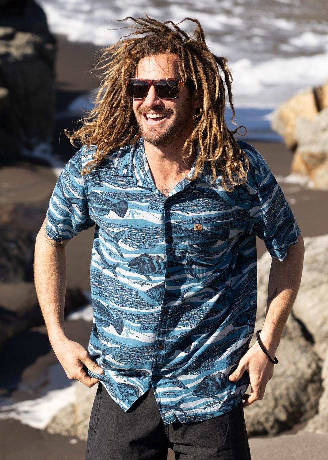 Guayabera Catch Blue-2