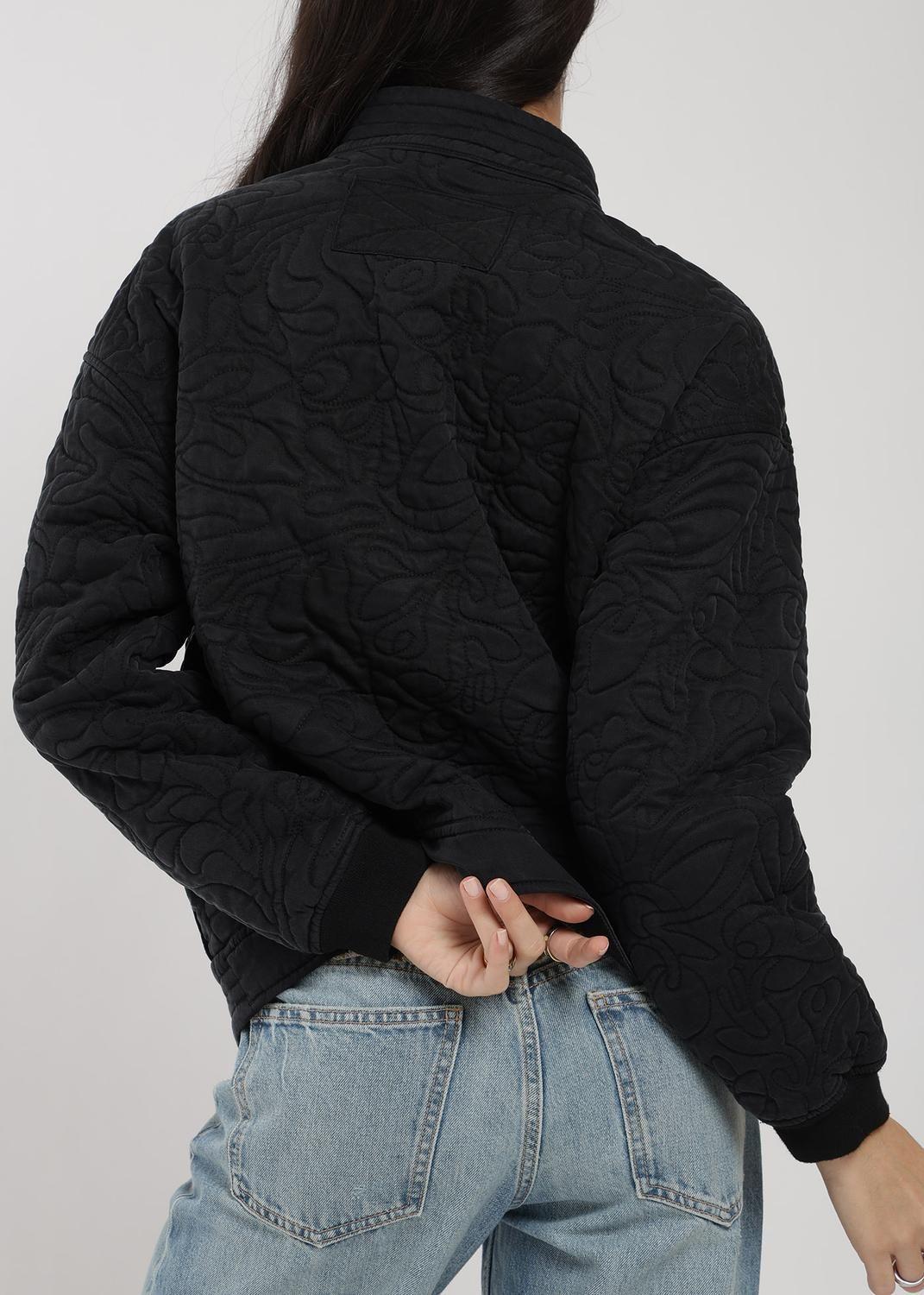 Chaqueta Bomber Acolchada Tencel Mujer-3