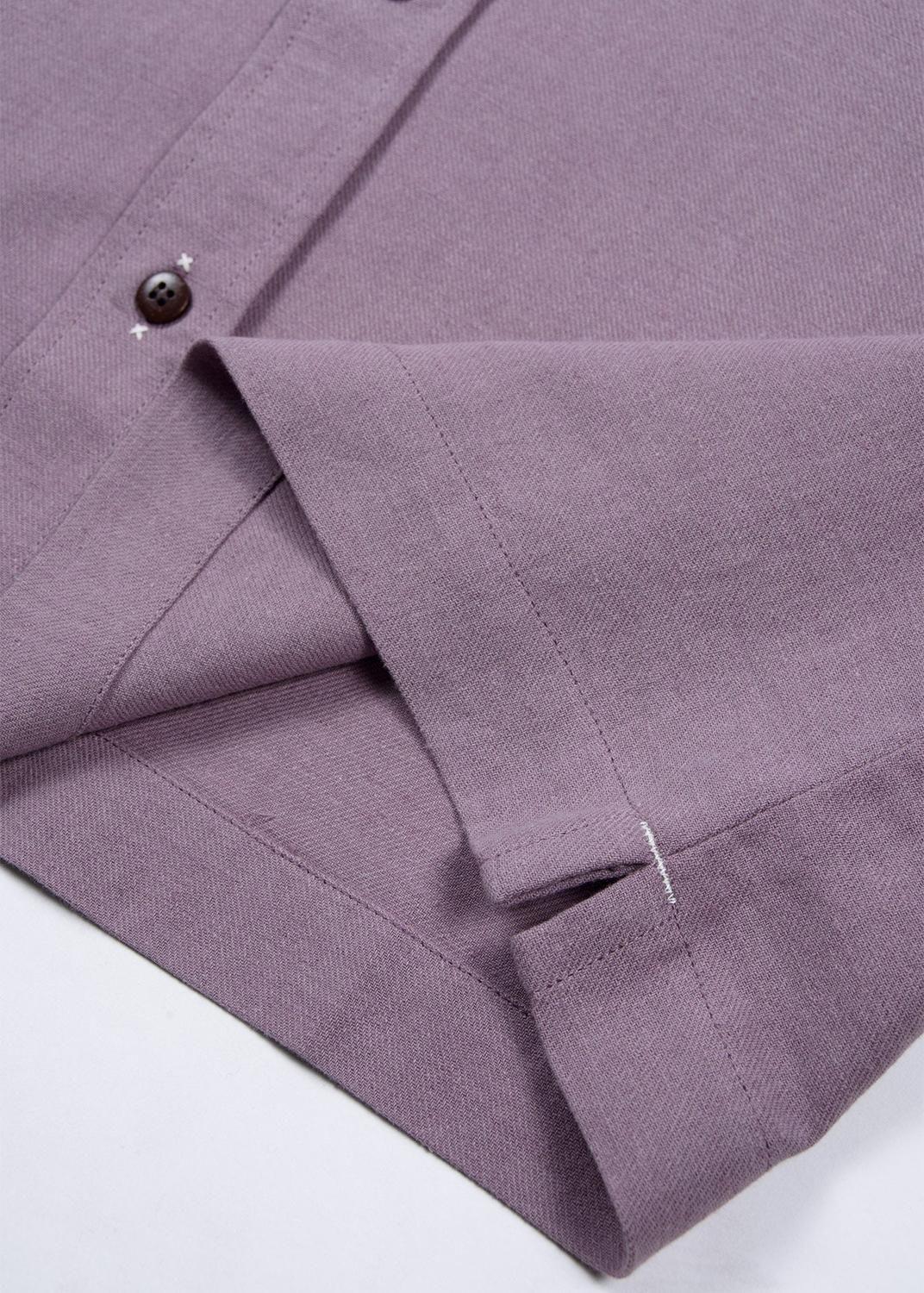 Camisa Lino Lila-5