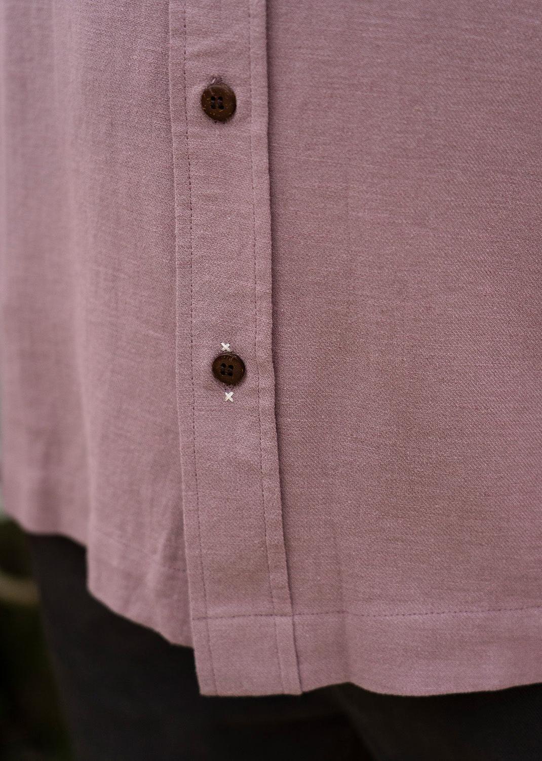 Camisa Lino Lila-9