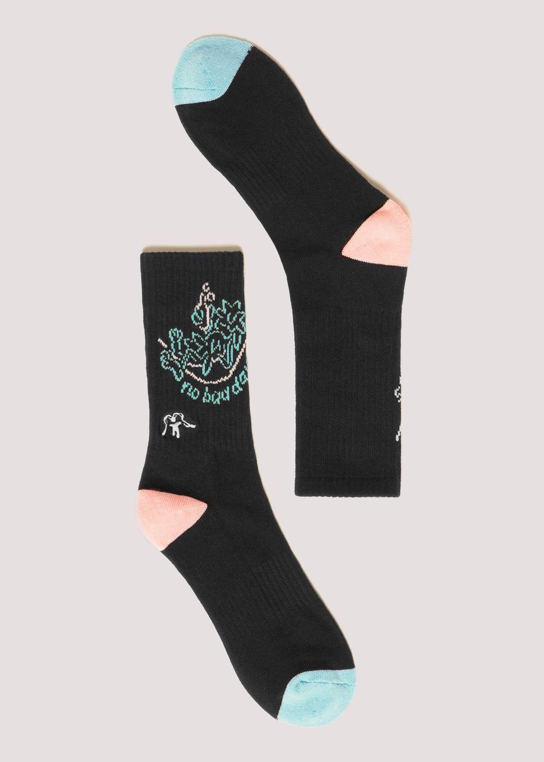 Calcetines Knit No Bad Black-0