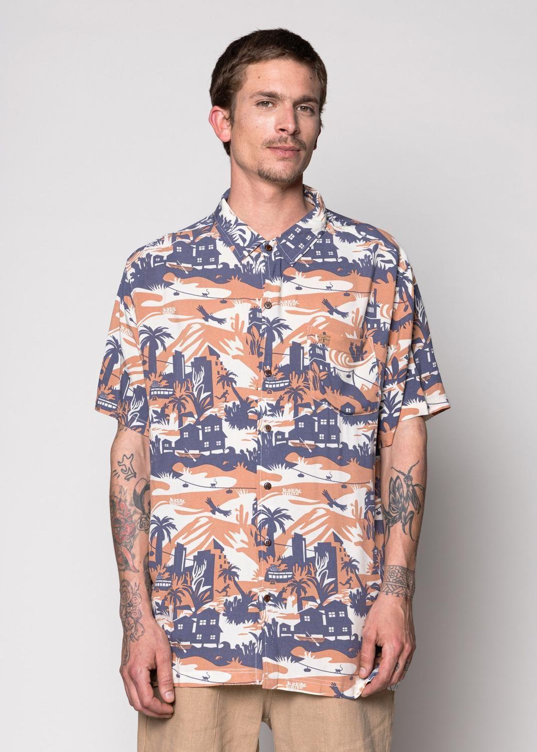 Guayabera Jungle Peach-0