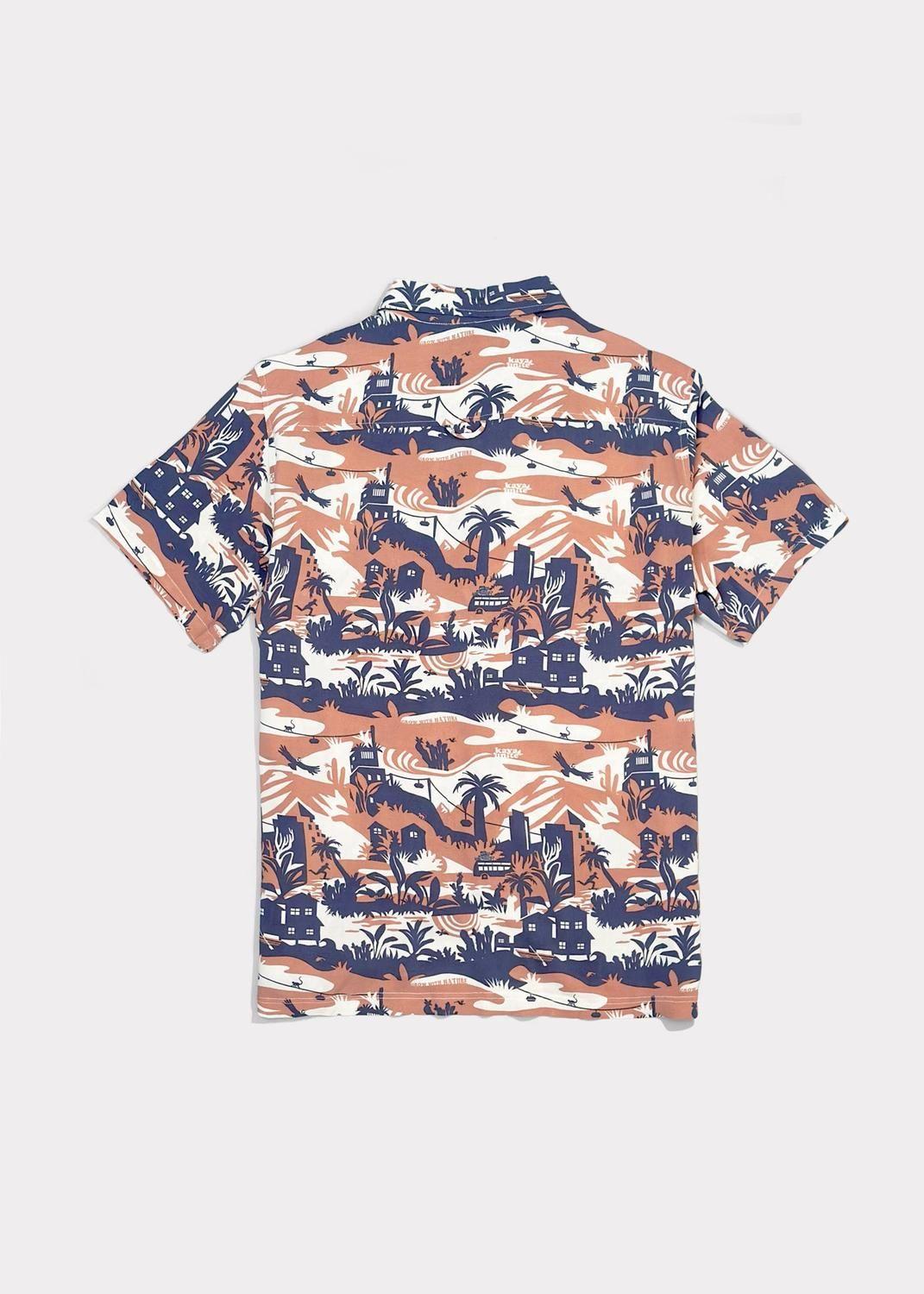 Guayabera Jungle Peach-4