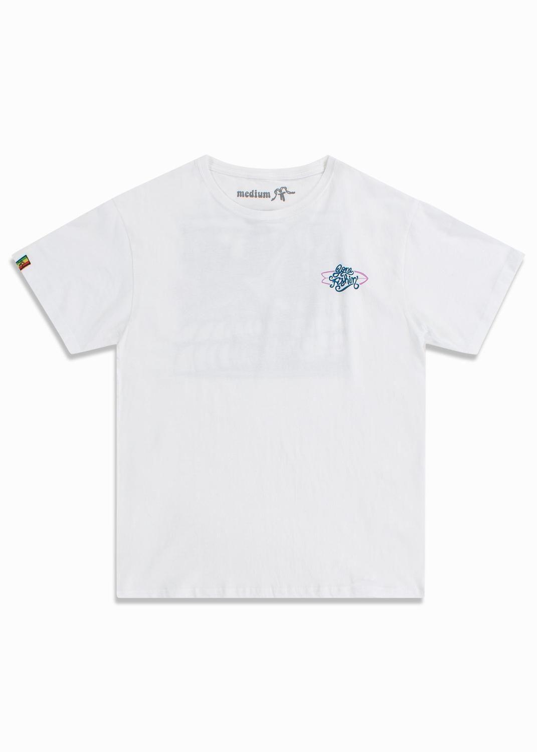 Polera Hombre Fishin Blanca-2