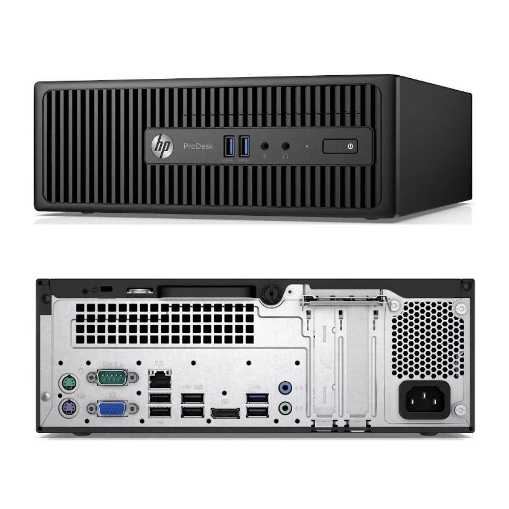 KIT MONITOR + PC  HP 400 G2 SFF (Intel Pentium 8GB 256 GB SSD) Reacondicionado Grado A-2