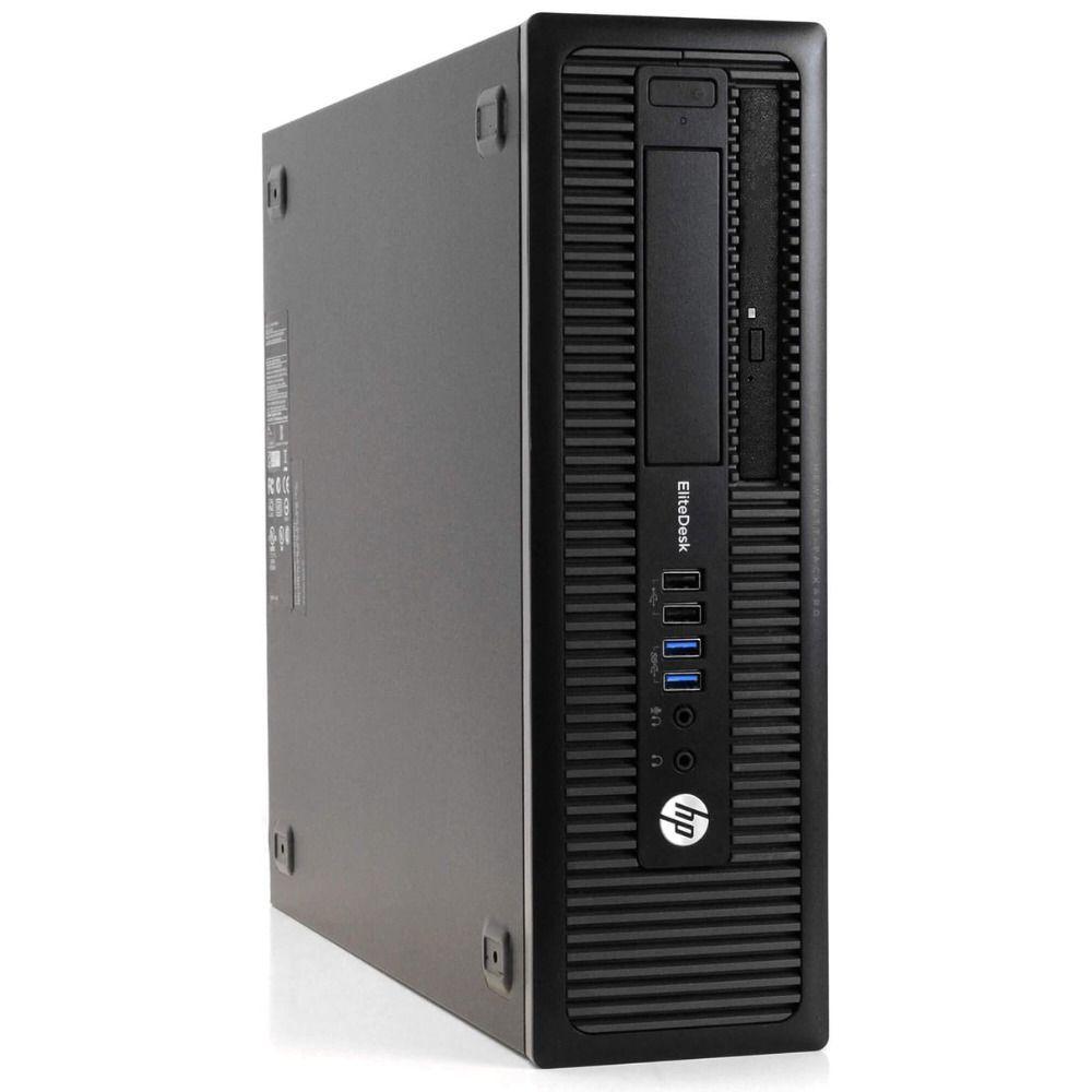 KIT MONITOR + PC HP 800 G1 SFF i5-4ta 8GB 500GB + Teclado & Mouse Reacondicionado Grado A-3