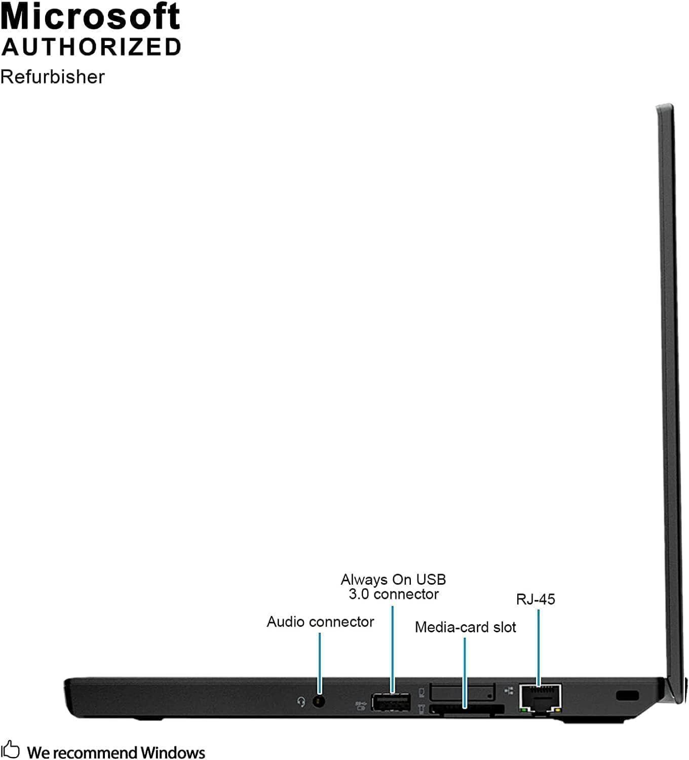 Notebook lenovo Thinkpad X270 12.5" (i7-7ma 8GB 256GB SSD) Reacondicionado Grado A-2