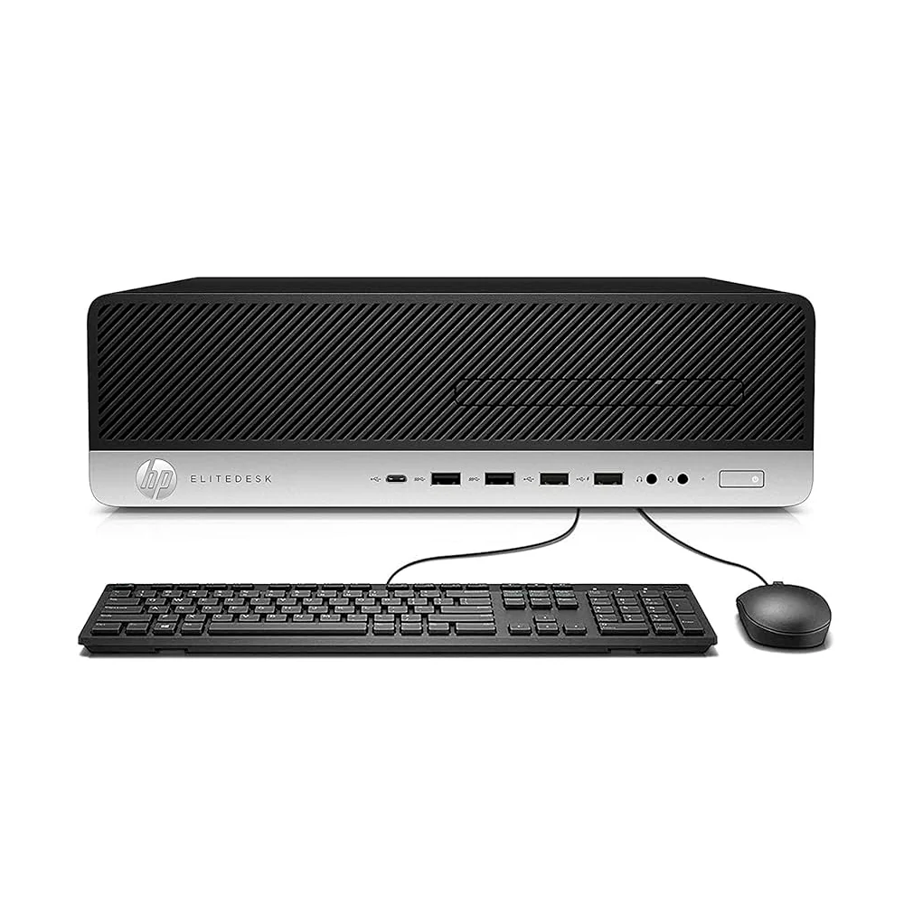 KIT MONITOR + PC HP 800 G3 SFF (i5 8GB 256GB SSD) Reacondicionado Grado A-1