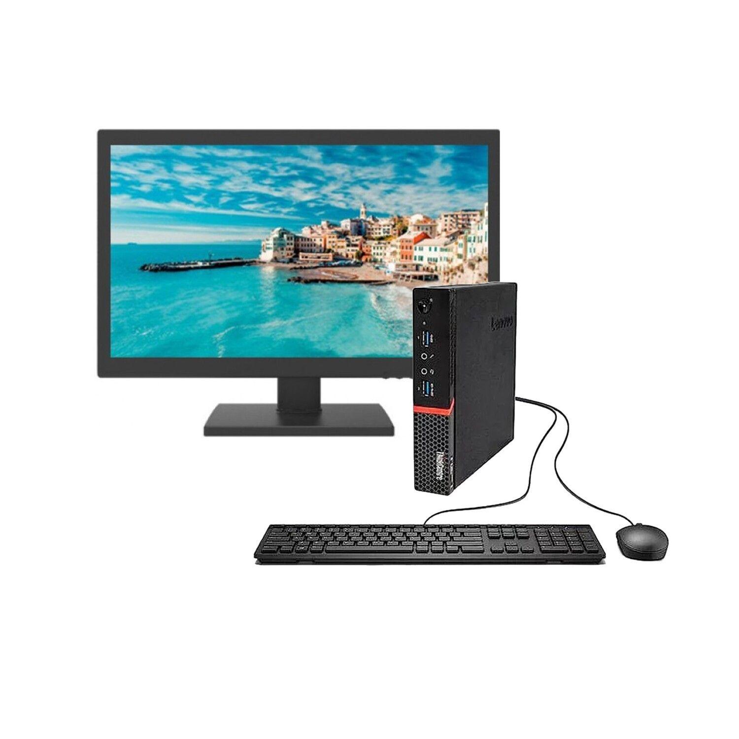 KIT MONITOR + MINI PC LENOVO M710Q TFF (i5-7ma 16GB 512GB SSD) Reacondicionado-0