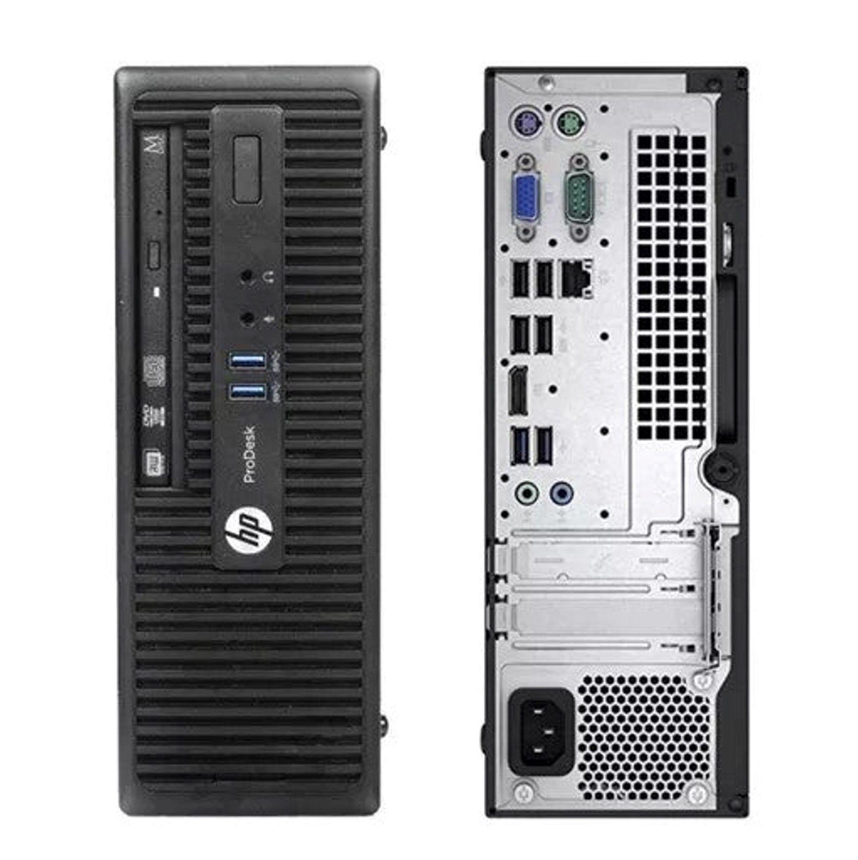 KIT MONITOR + PC HP Prodesk 400 G3 SFF (i5-6ta 8GB 256GB SSD) + Teclado & Mouse Reacondicionado -2