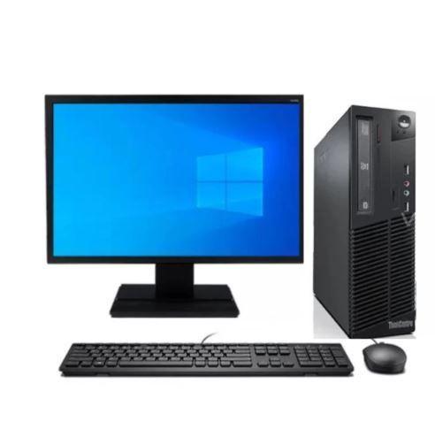 KIT MONITOR + PC LENOVO ThinkCentre M73 SFF (i5-4ta 16GB 1TB SSD) + Teclado & Mouse Reacondicionado -0