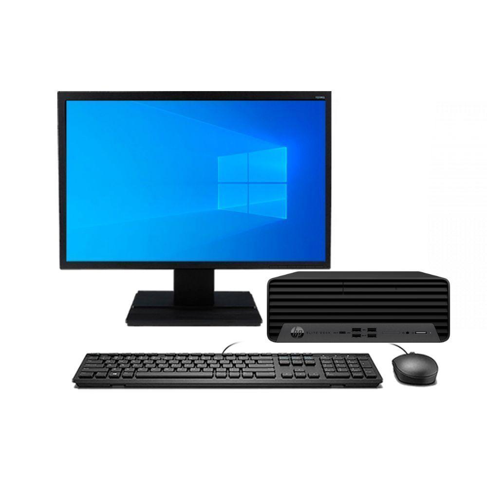 KIT MONITOR + PC HP 600 G9 SFF i5 8GB 256GB SSD Reacondicionado Grado A-0