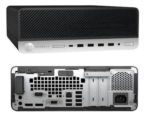 KIT MONITOR + PC HP ProDesk 600 G3 SFF (i3-7ma 8GB 500GB) + Teclado & Mouse Reacondicionado Grado A-2