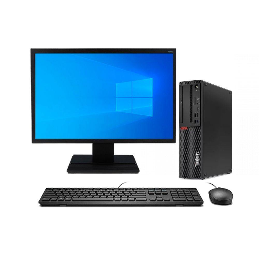 KIT MONITOR + PC LENOVO M720s SFF i7 8GB 256GB SSD + Teclado & Mouse Reacondicionado Grado A	-0