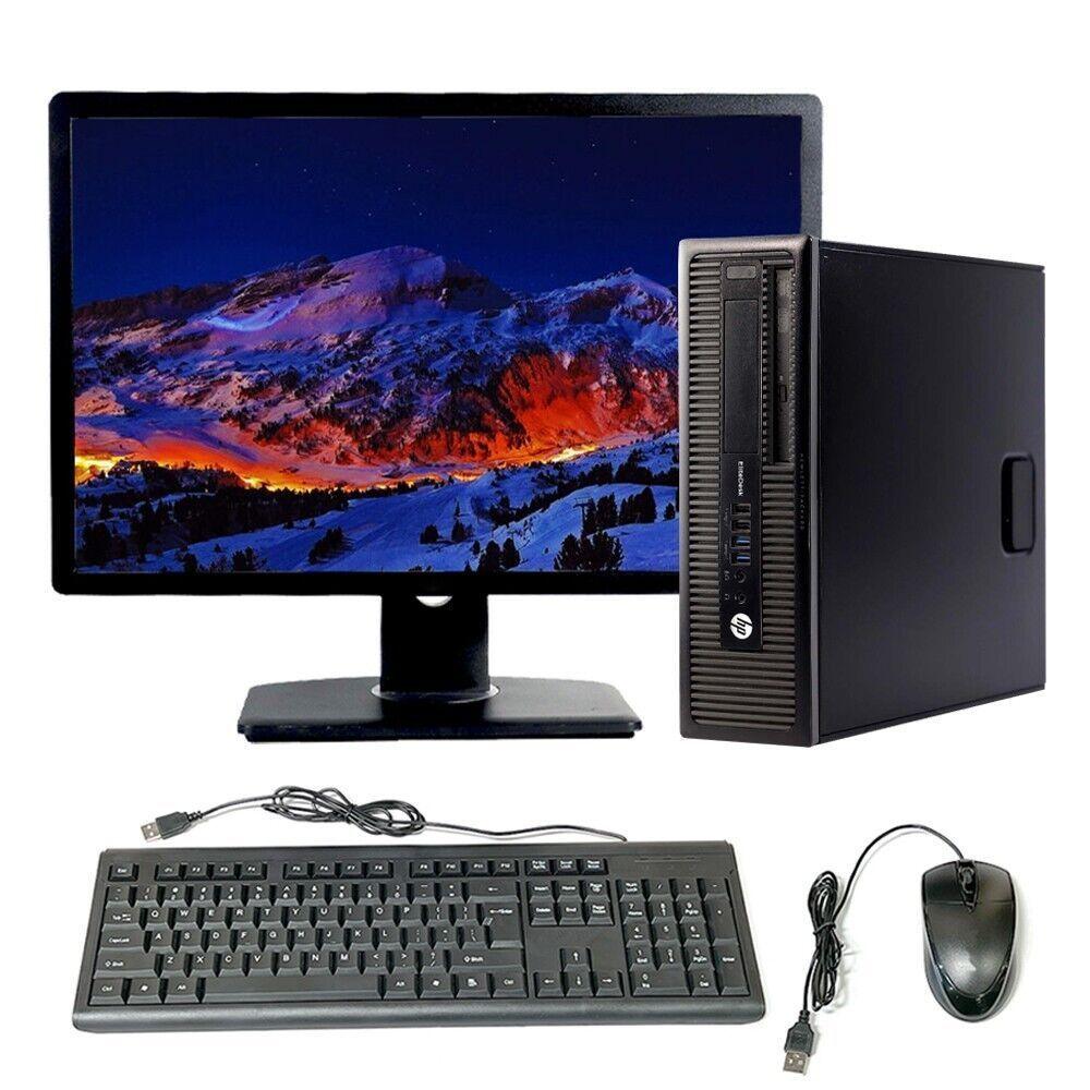 KIT MONITOR + PC HP 705 G1 SFF (AMD A8 PRO 8GB 500GB RADEON 7)Reacondicionado Grado A-0