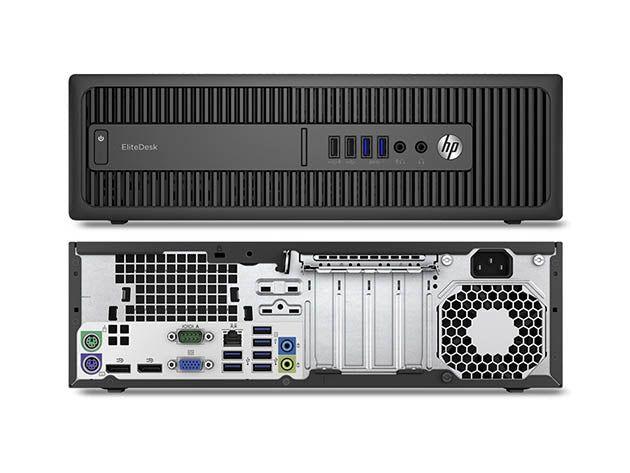 KIT MONITOR + PC HP 800 G2 SFF i7 8GB 500GB Reacondicionado Grado A-1