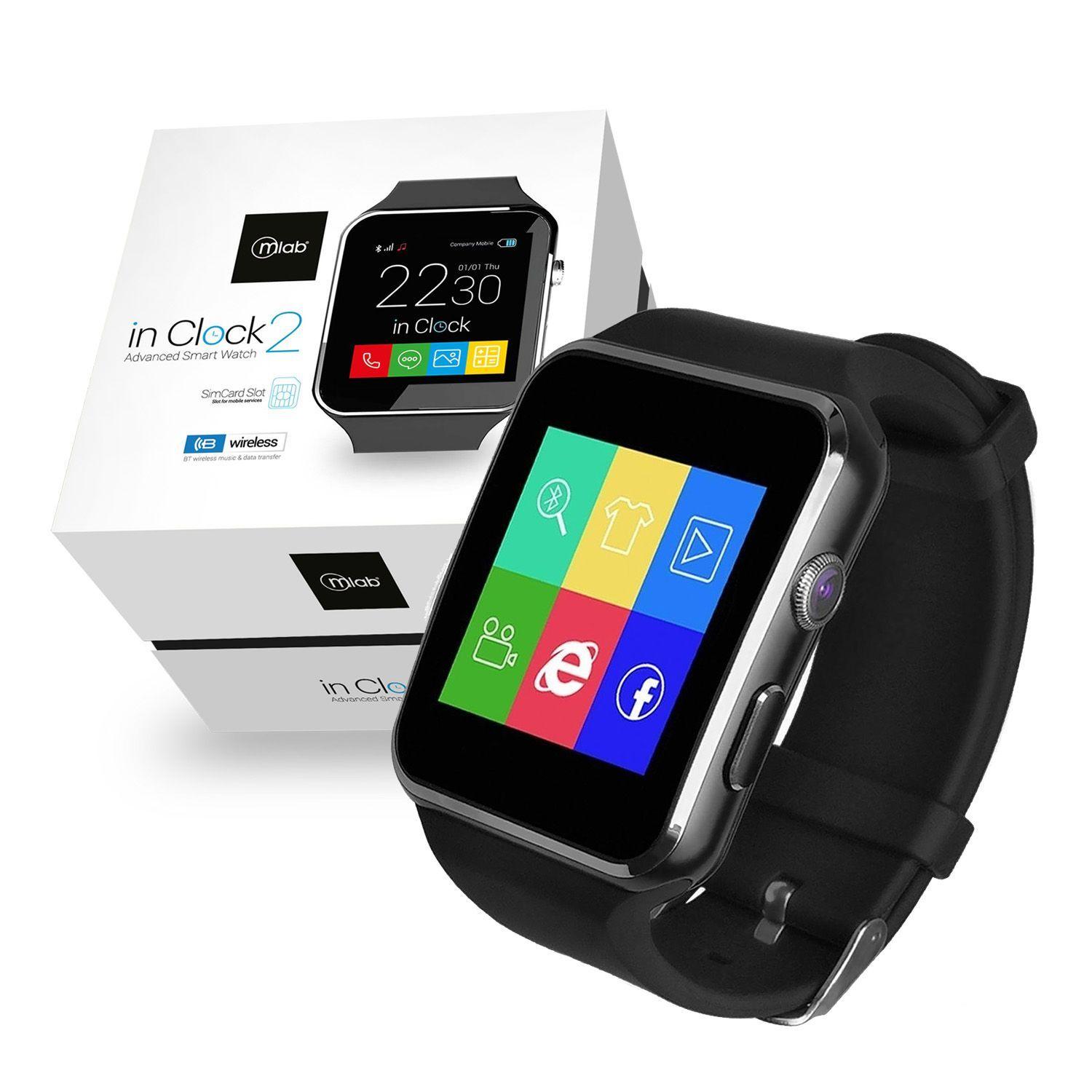 Reloj Inteligente Smartwatch Mlab In Clock IPX6-0