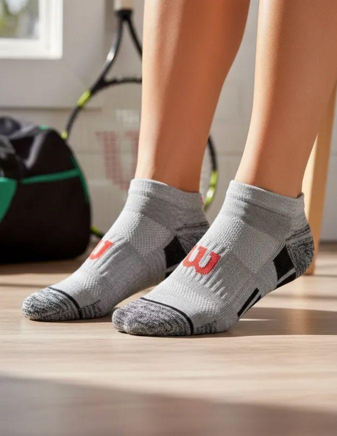 Calcetines Wilson 15 Pack Hombre No Show Reforzados Gris Talla 40 a 44-2