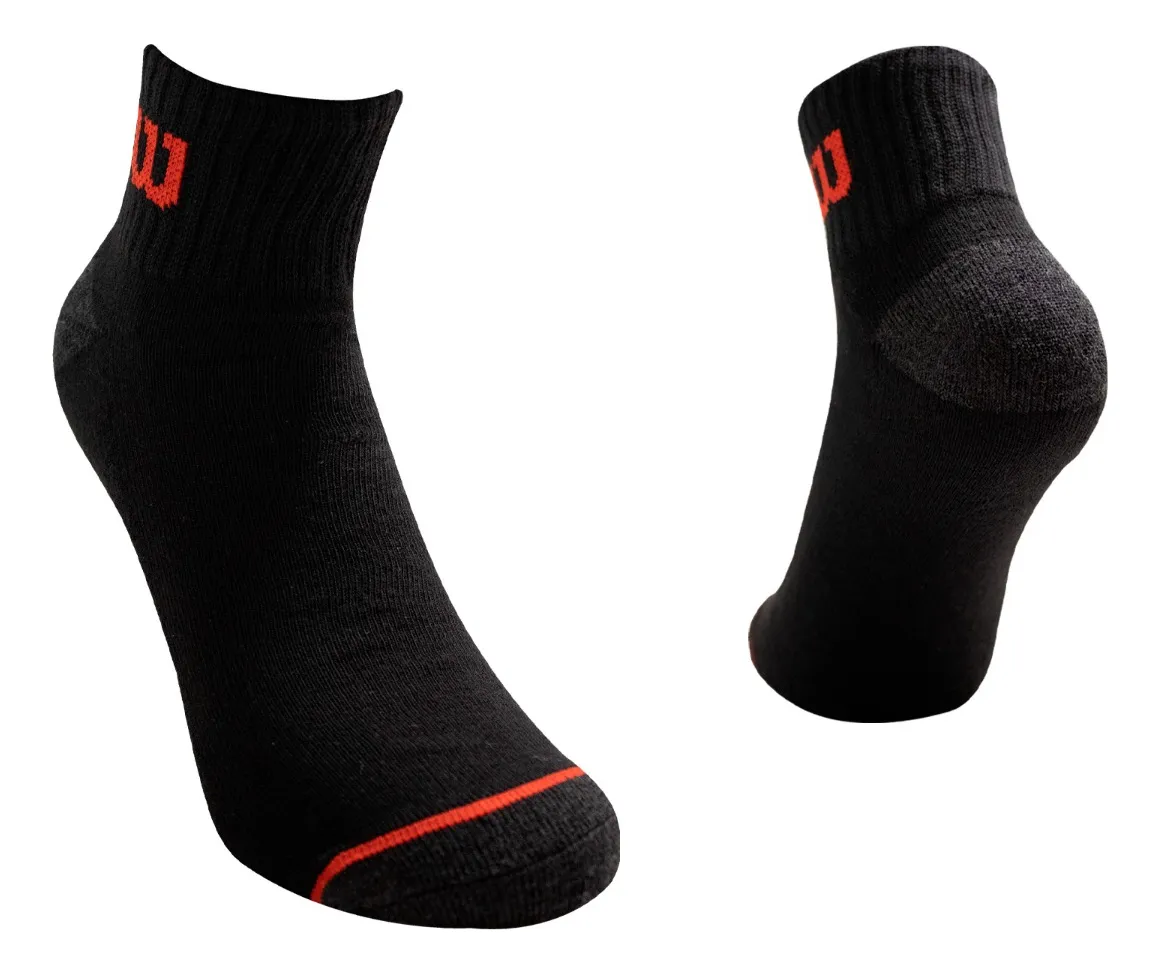 Calcetines Wilson 15 Pack Hombre Quarter Reforzados Negro Talla 40 a 44-2