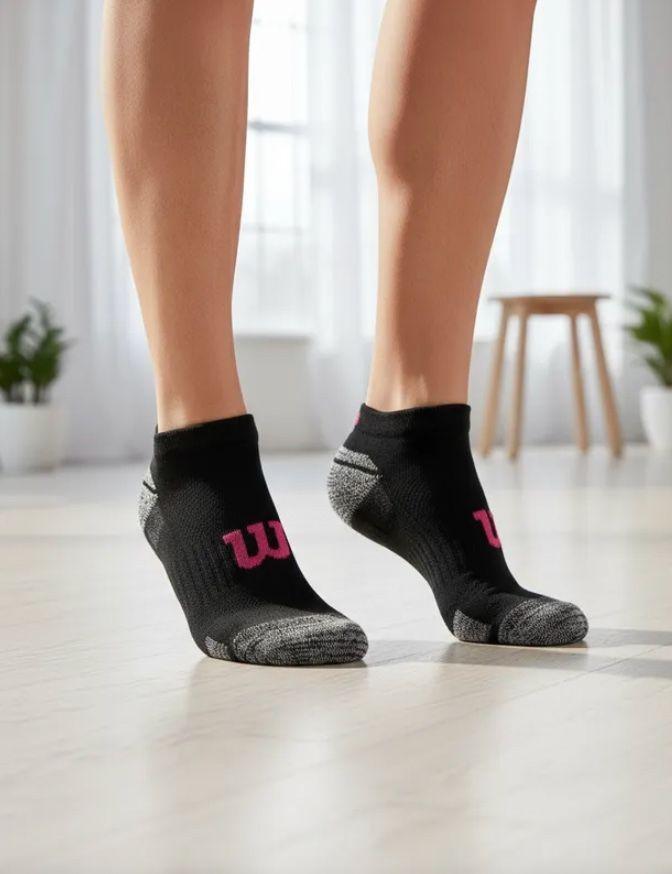 Calcetines Wilson 20 Pack Mujer No Show Negro Talla 35 a 39-2