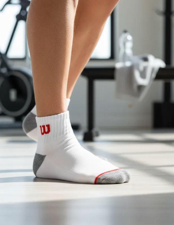 Calcetines Wilson 15 Pack Hombre Quarter Reforzados Blanco Talla 40 a 44-2