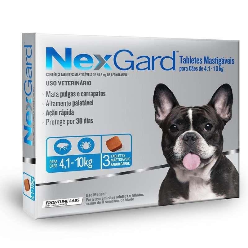 Nexgard 4 a 10kg - 3 comprimidos-0