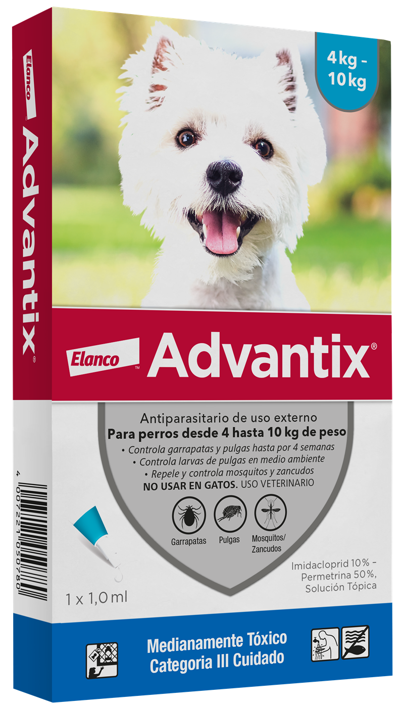 Advantix Pipeta 4-10kg - 1 pipeta-0