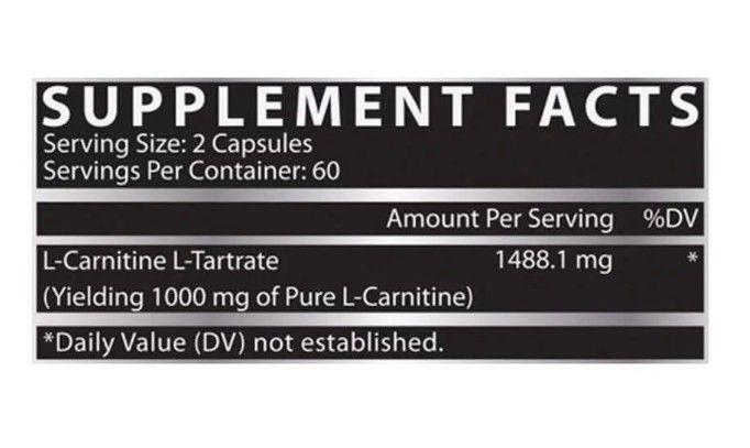 L Carnitine 1000 Nutrex Research 120 C psulas-3